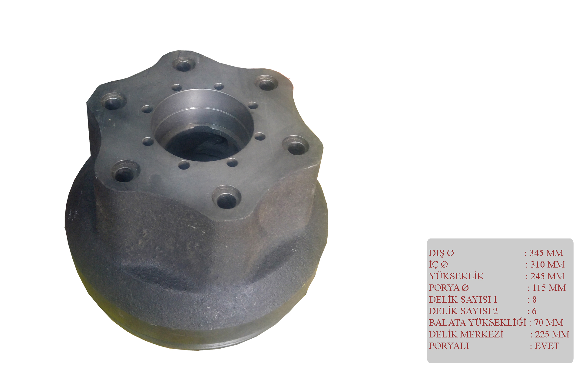 KAMPANA PORYALI TOYOTA 3,5 T 8 SERİSİ